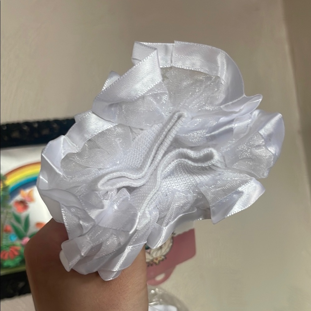 White Ruffle Socks - Picture 3 of 4